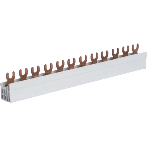 Hager KDN363A 3-полюсна на 12 мод 10mm2 Шина вилкова