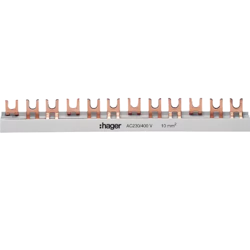 Hager KDN363B Шина фазна 3P 10мм 57M