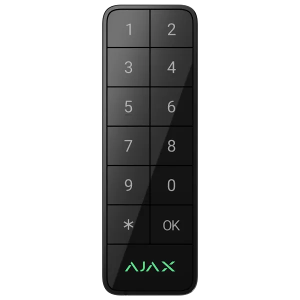 Дротова клавіатура Ajax Superior Keypad Outdoor black Fibra