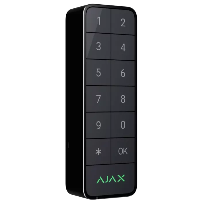 Ajax Superior Keypad Outdoor Fibra graphite Дротова клавіатура