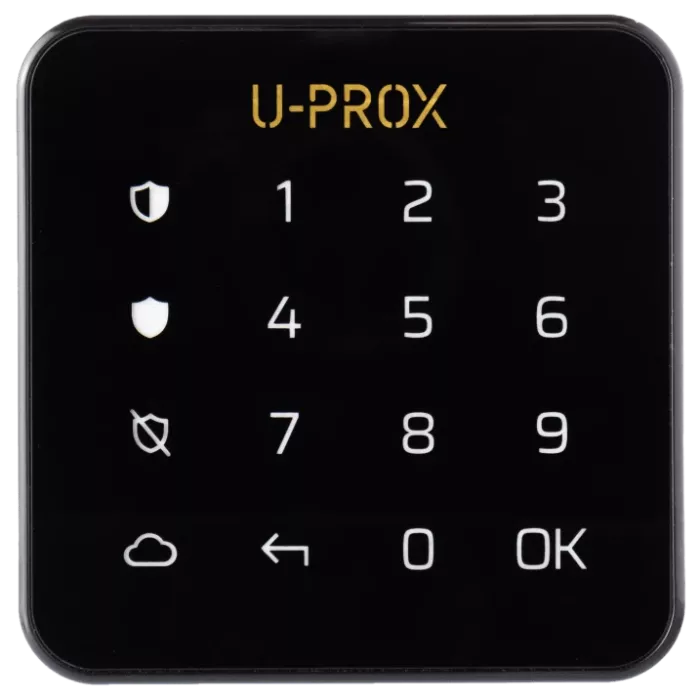 U-Prox Keypad G1 Black Бездротова сенсорна клавіатура для однієї групи