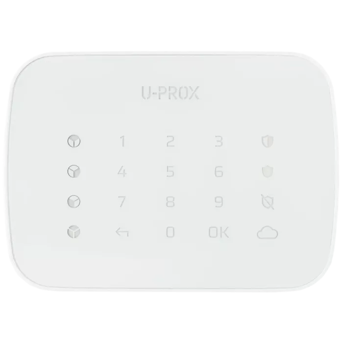 U-Prox Keypad G4 White Бездротова сенсорна клавіатура для чотирьох груп
