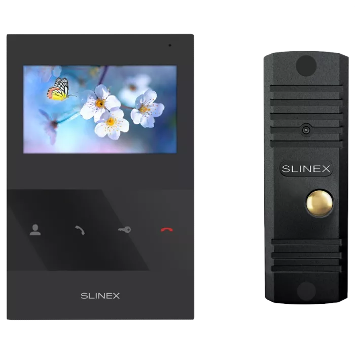 Slinex SQ-04(Black)+ML-16НD(Black) Комплект відеодомофону