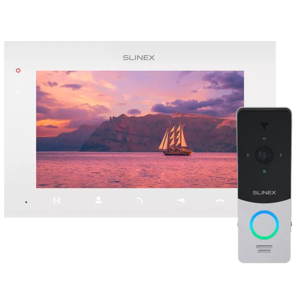 Slinex ML-20HD(Black)+SQ-07MTHD(White) Комплект відеодомофону