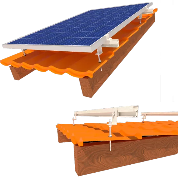 InstallKit IK-L-M-1 кріплення сонячних панелей до 1065мм металочерепиця профнастил шифер Комплект