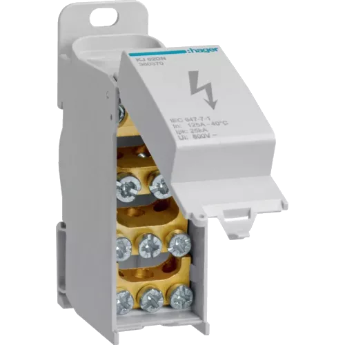 Hager KJ02DN 125А Блок розгалужуючий