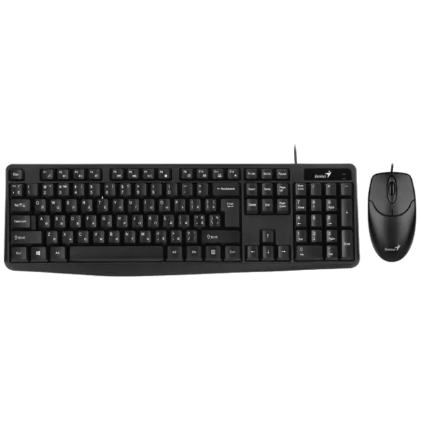 Genius KM-170 Black Ukr (31330006409) Комплект (клавіатура + миша)