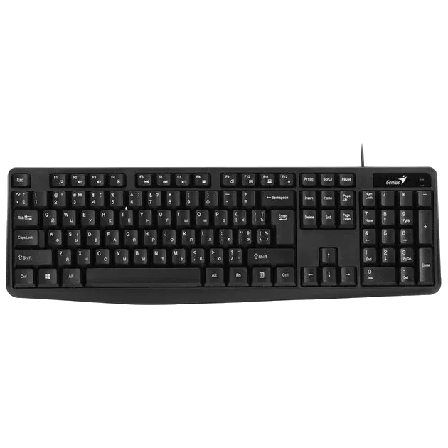 Genius KM-170 Black Ukr (31330006409) Комплект (клавіатура + миша)
