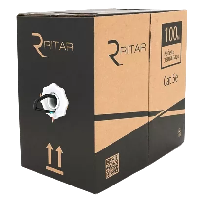 Ritar зовнішній КНП UTP CCA (4*2*0.5) 4p 24 AWG ПЕ (100м) Кабель