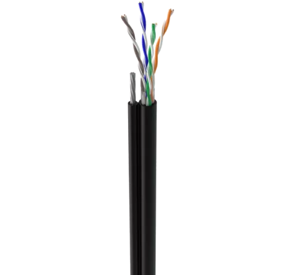 Ritar КНПт UTP (4*2*0.5) 4p 24 AWG (CCA) ПВХ+ПЭ трос 1мм Кабель