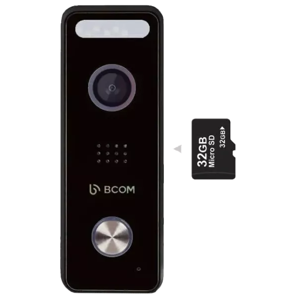 BCOM BT-400FHD/T Black SD Виклична панель