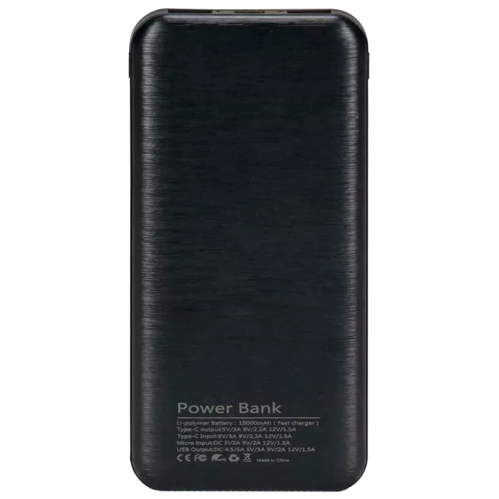 Kraft KPB-2010FC (10000 mAh) Black Повербанк