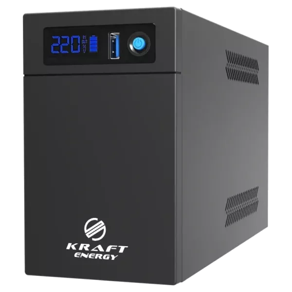 Kraft KRF-1200VA/720W(LED) LiFePO4 UPS Джерело безперебійного живлення