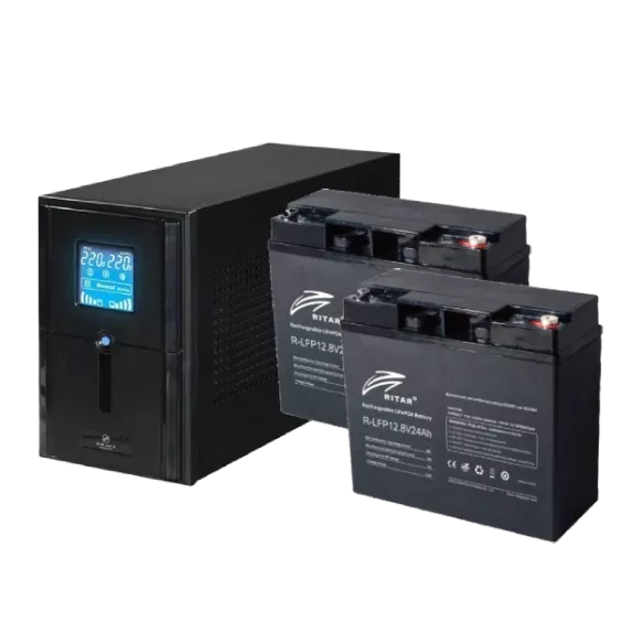 Must + Ritar 800Вт Система безперебійного живлення 614Вт ---год