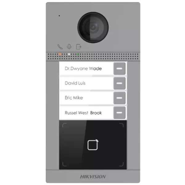 DS-KV8413-WME1(C)/Flush/Europe BV Виклична панель з Wi-Fi