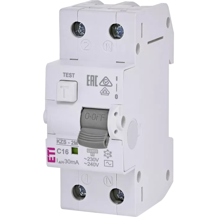 ЕТІ KZS-2M C 16/0.03 10kA Дифавтомат