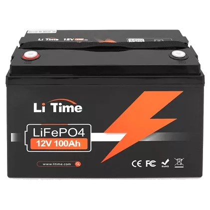 Li-TIME 12.8В 100А•ч 100А Літієва акумуляторна батарея