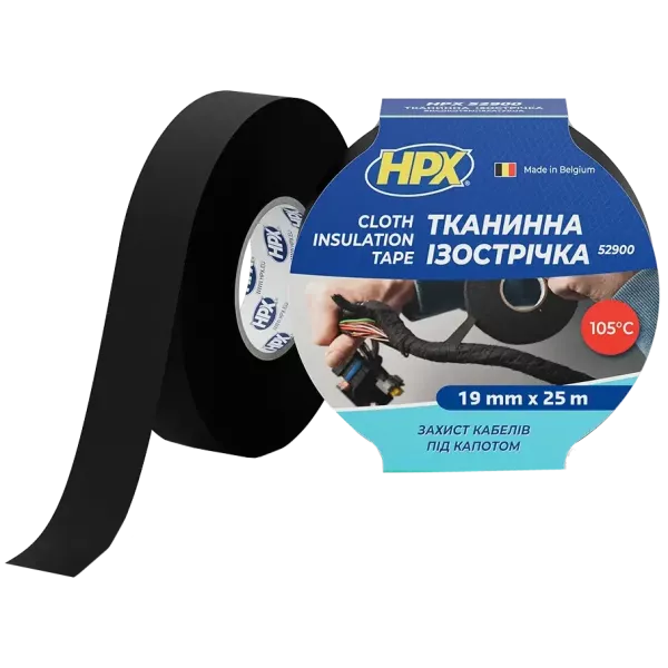 HPX LI1925 19мм х 25м Стрічка тканинна ізоляційна