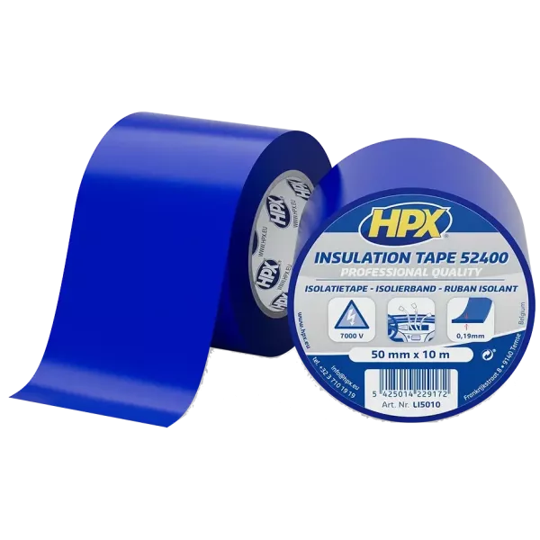 HPX LI5010 52400 50мм x 10м Стрічка ПВХ ізоляційна