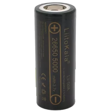 LiitoKala 26650 Li-Ion Lii-50A 5000mah Акумулятор