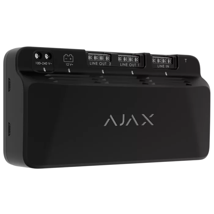 Ajax Superior LineSupply (75W) Fibra black Блок живлення