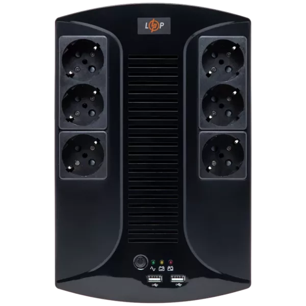 LOGICPOWER 650VA-6PS (455Вт) Джерело безперебійного живлення