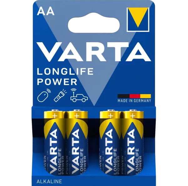 AA VARTA HIGH ENERGY/LONGLIFE POWER BLI 4 ALKALINE Батарейка