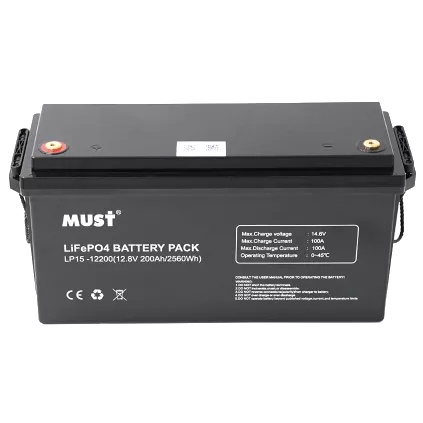 Must LP15-12200 12.8В 200А•ч Літієва акумуляторна батарея