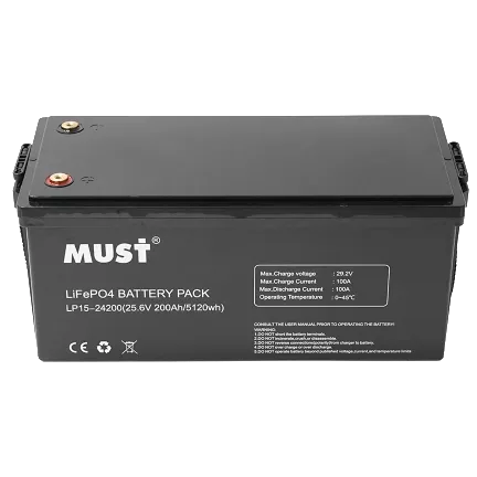 Must LP15-24200 25.6В 200А•ч Литиевая аккумуляторная батарея
