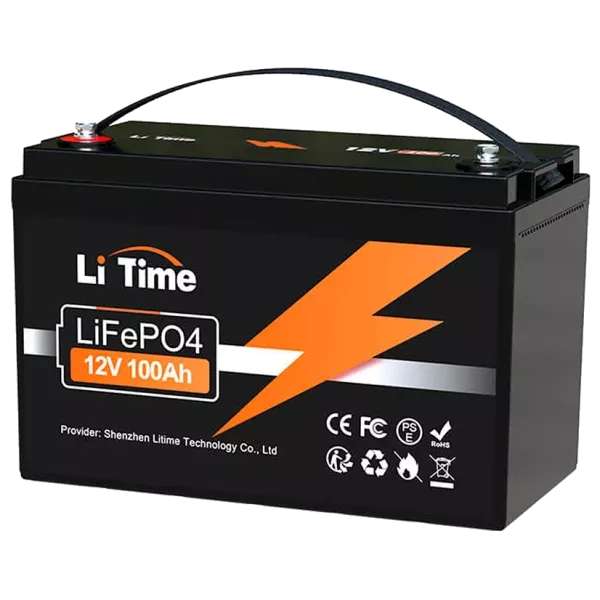 LiTime LiFePO4 12V 100Ah bluetooth Акумуляторна батарея