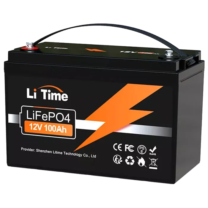 LiTime LiFePO4 12V 100Ah bluetooth Акумуляторна батарея