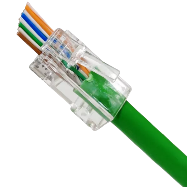 зі наскрізними отворами 100 шт Конектор UTP RJ45 кат. 6