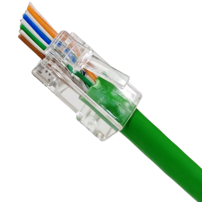 со сквозными отверстиями 100 шт Коннектор UTP RJ45 кат. 6