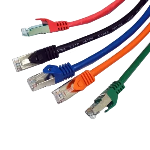 Патч-корд S/FTP L&W ELECTRONICAL 1 м, кат. 6А, чорний, LW