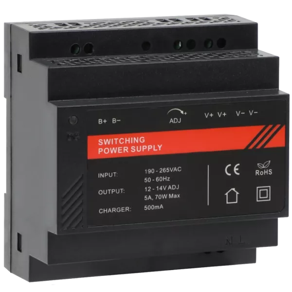 DR12060-02B 12V/5A Блок питания на DIN рейке