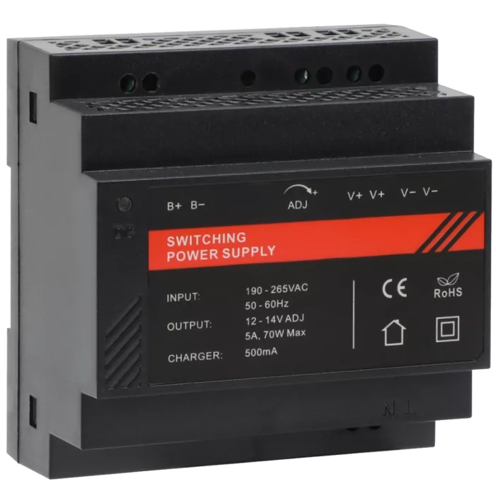 DR12060-02B 12V/5A Блок питания на DIN рейке