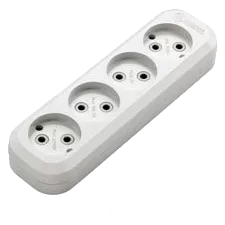 Makel Колодка 4 гнізда без заземлення 