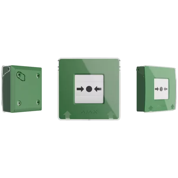 Ajax Manual Call Point (Green) Бездротовий ручний сповіщувач