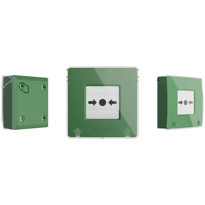 Ajax Manual Call Point (Green) Бездротовий ручний сповіщувач