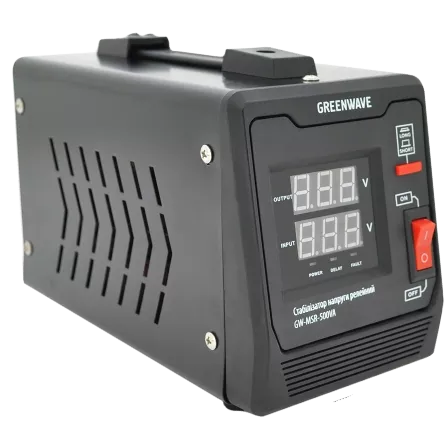 Green Wave Mauser 500VA (350Вт) Стабілізатор напруги релейний 1xShuko, DC140-260V, AC220, BOX, Q