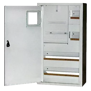 E.NEXT e.mbox.stand.n.f3.36.z.e Шафа металева, під 3-ф. електронний лічильник, 36 мод., навісна, з замком