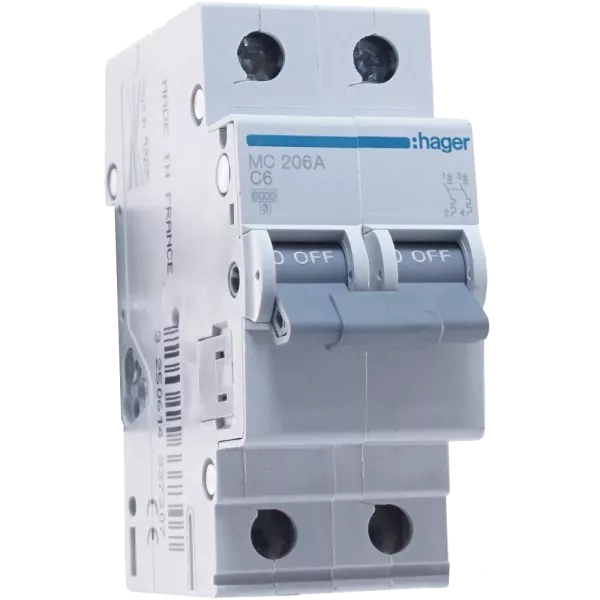Hager MC206A Автоматичний вимикач