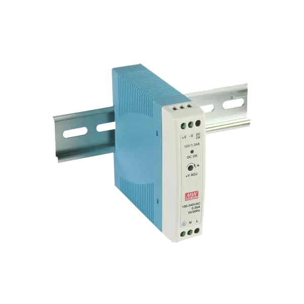 MDR-20-12 (1.67А для монтажа на DIN рейку) Блок живлення MeanWell