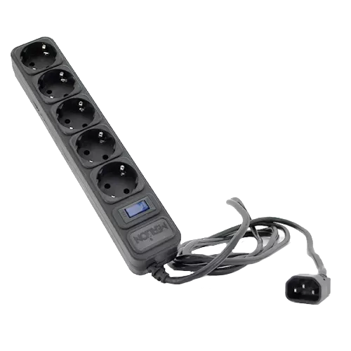 MERLION UPS B545 Мережевий подовжувач 220В 10А 5 розеток, 4,5 м