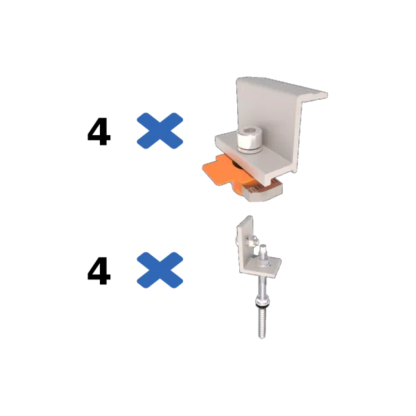 MetalTile I до металочерепиці Комплект кріплень Kripter