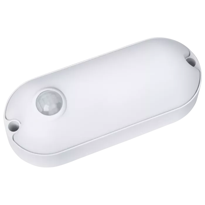 12Вт 1080Lm AC165-265V 6500K (овал) с датчиком движения Светодиодный светильник