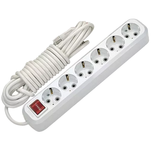 Makel 6х2м із заземленням та вимикачем Подовжувач