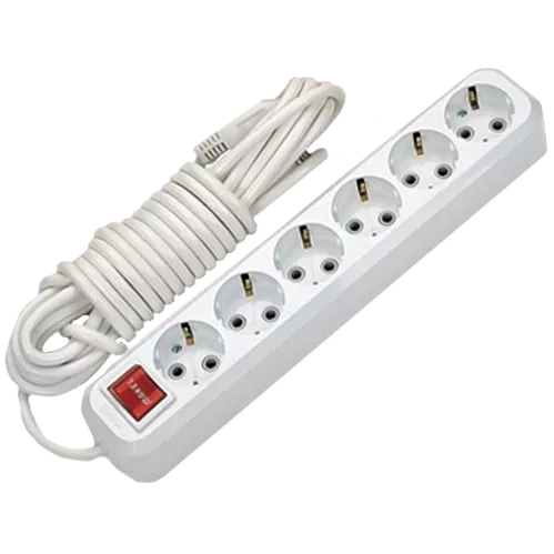 Makel Подовжувач 6х5м з заземленням та вимикачем 