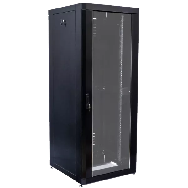 19" 18U, 610 х 675 мм Шафа чорна