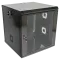 19"12U, 600х600х640 мм Шафа акрилове скло чорна
